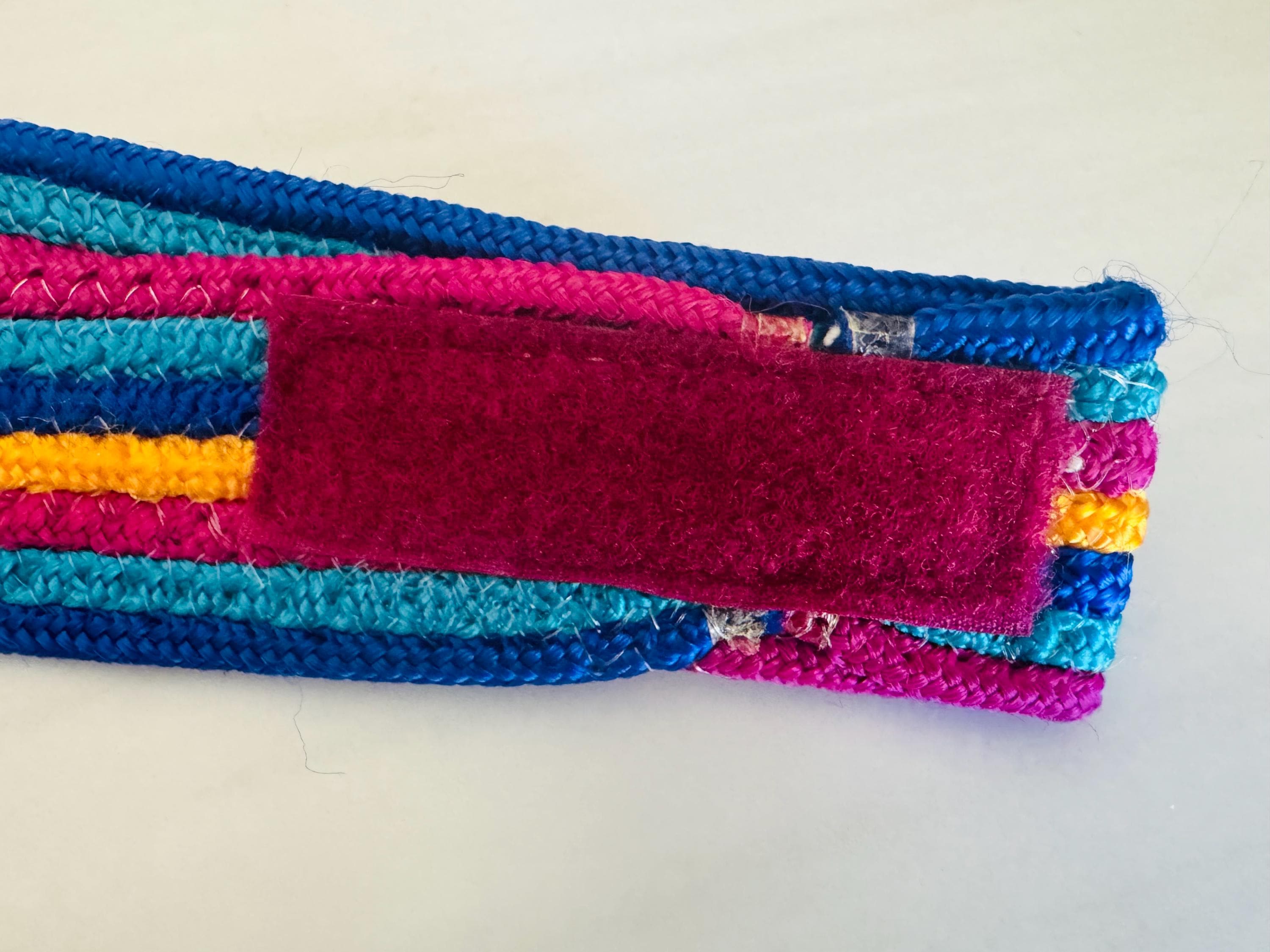 Karen Scott 100% Olefin  Woven Belt Size M/L Vintage Woven Belt, Colorful, Karen Scott - Etsy main image 2
