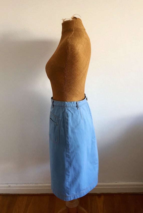 Vintage denim skirt, 1980s /1990s, Pret a Porter - image 3