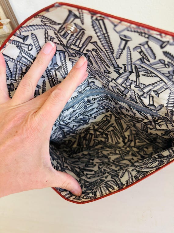 Vintage envelope bag, document folder - image 7