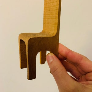 Small wooden chair—vintage doll accessories