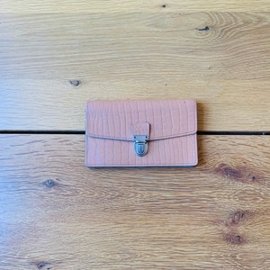 Bolso de pulsera vintage / bolsa de cambio / cartera / cuero vegano