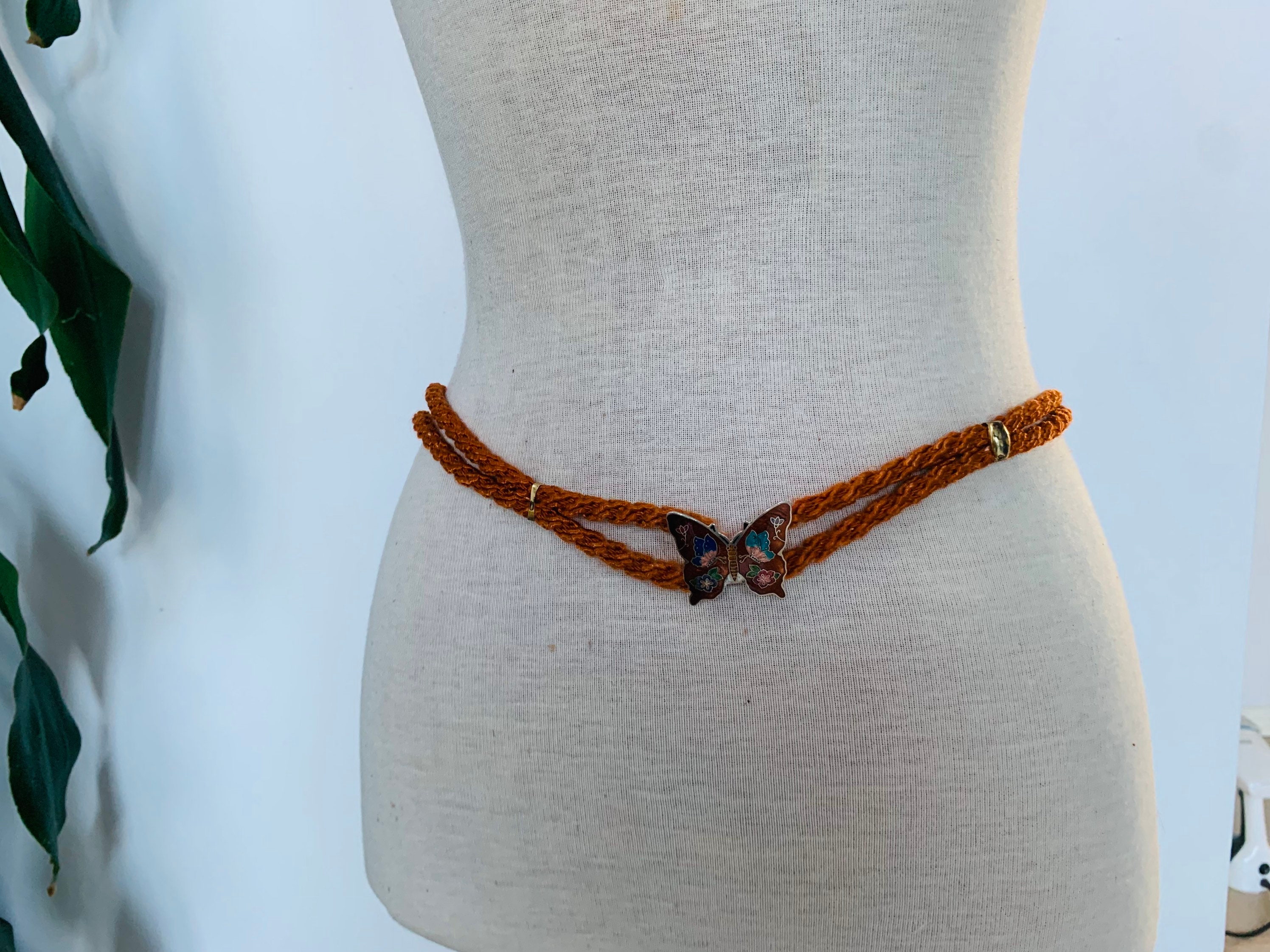 Vintage Ladies Belt, Butterfly, Boho Chic - Etsy