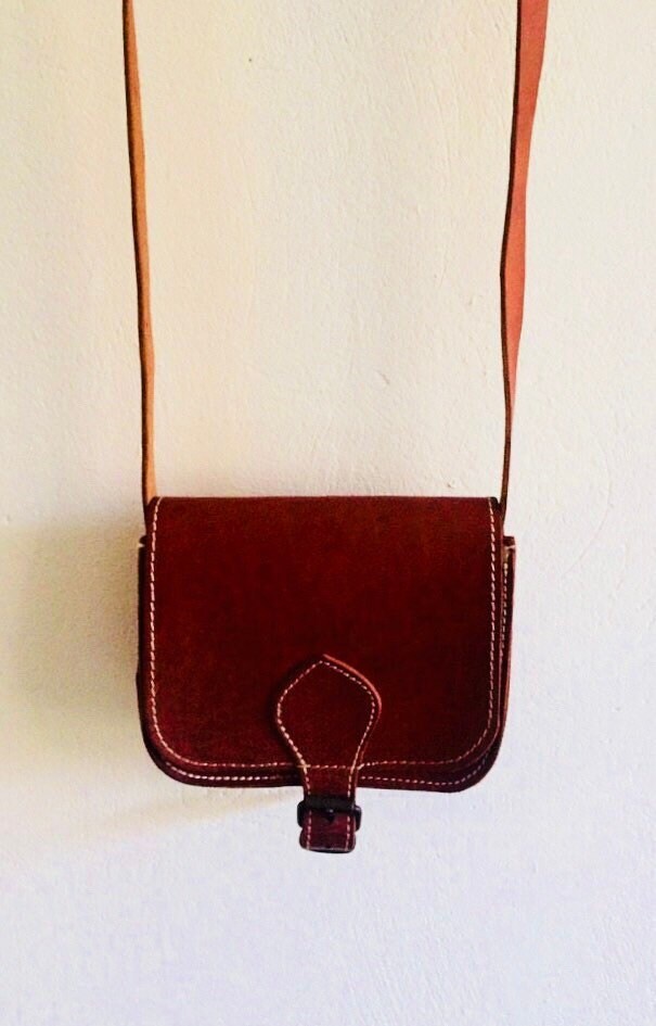 HUECLOSET Vintage Leather Shoulder Bag 25KERO２93 Vintage Leather Bag/purse/shoulder Bag, Boho Chic - Etsy
