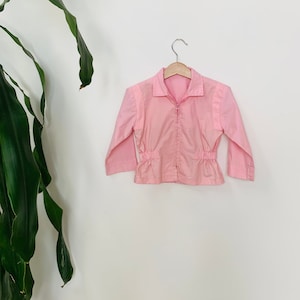 Vintage girls jacket / coat, pink, spring / summer