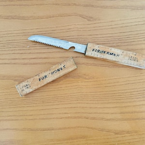 Vintage fishing knife