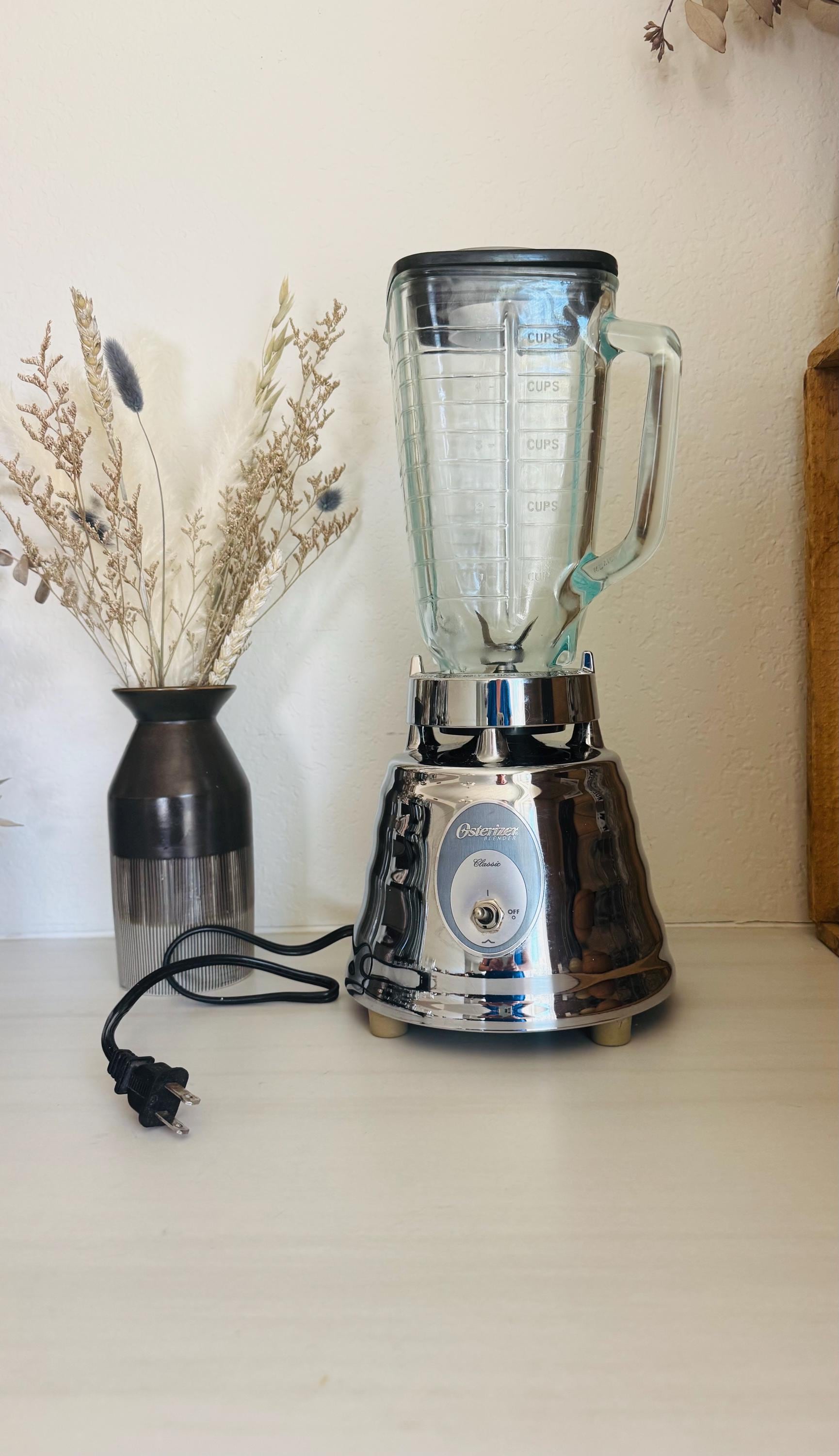 未使用　Osterizer Classic Blender シルバー Vintage Osterizer Blender, Stainless Steel Glass - Etsy