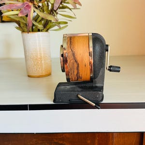 Vintage pencil sharpener, Boston