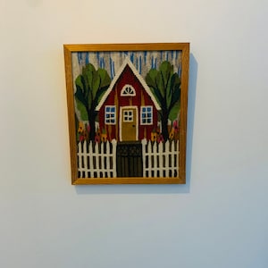 Vintage weaving / wall hanging, Swedish country house