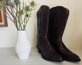 Vintage Tony Lama boots, leather, cowgirl