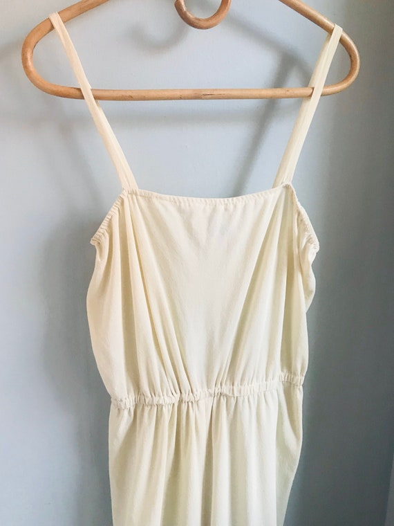 Ladies vintage jumpsuit, cream white, Julie Mille… - image 3