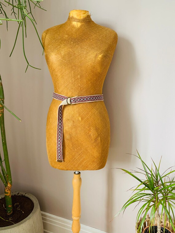 Vintage Fabric Belt, Embroidered, Boho - Etsy display picture 1