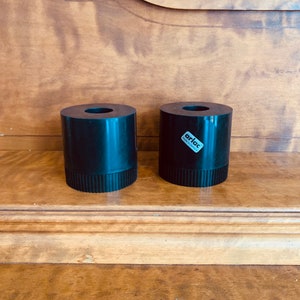 Vintage paper clip holder, West Germany, black