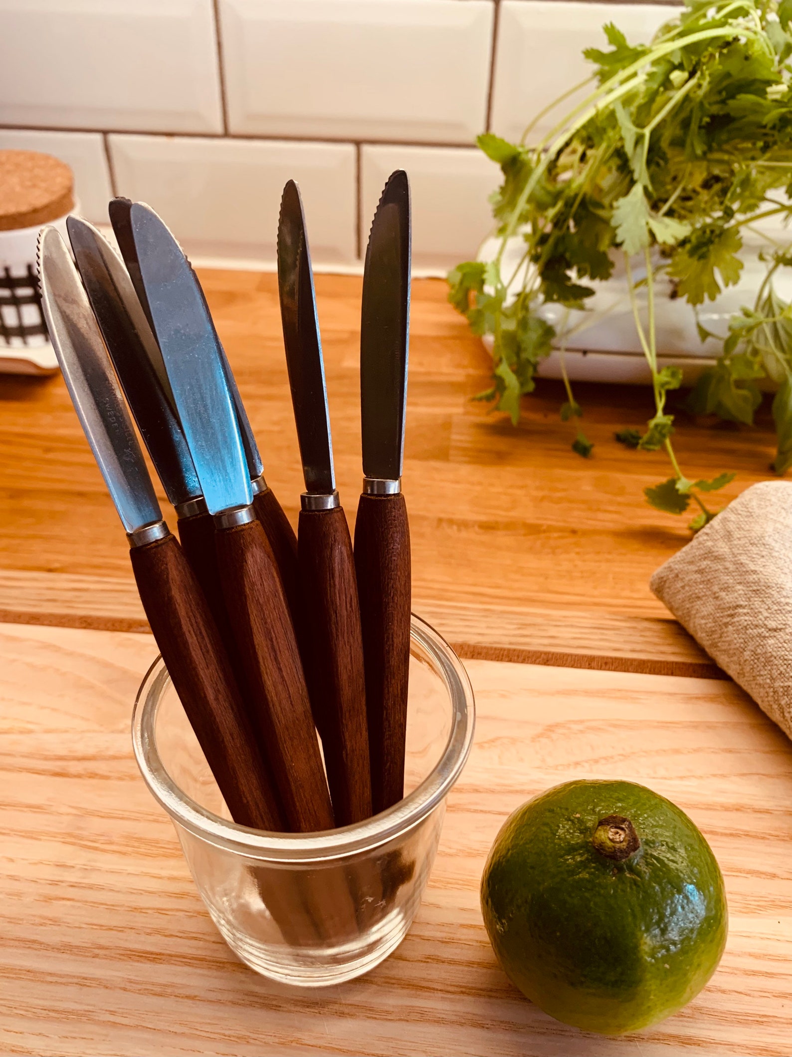 Vintage Cheese Knives Cocktail / Appetizer Knives Set of Etsy