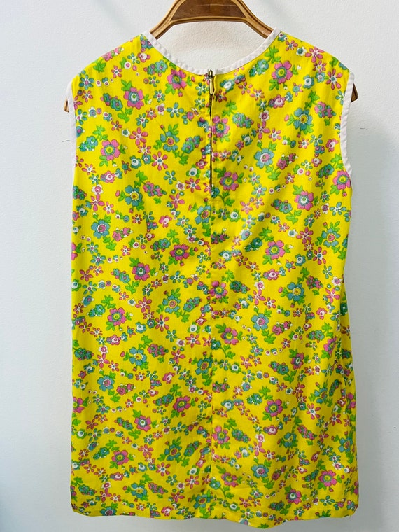 Girls vintage dress, 1960s, mid century, boho mod - image 8