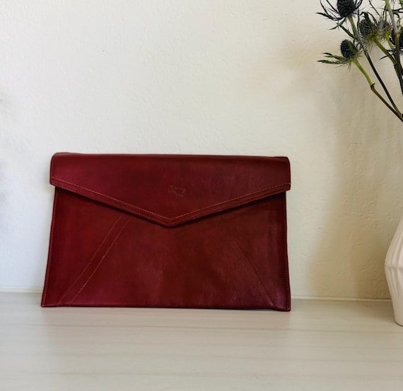 Vintage envelope bag, document folder - image 1