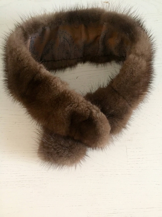 Vintage fur scarf / wrap / stole / collar