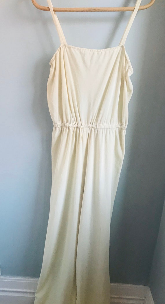 Ladies vintage jumpsuit, cream white, Julie Mille… - image 6