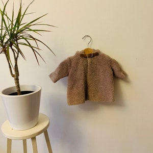 Vintage baby girls jacket / coat, fancy