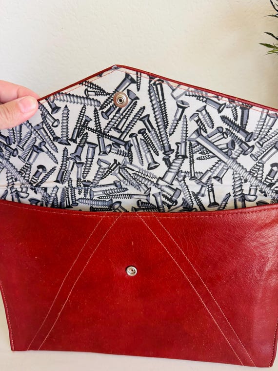 Vintage envelope bag, document folder - image 5
