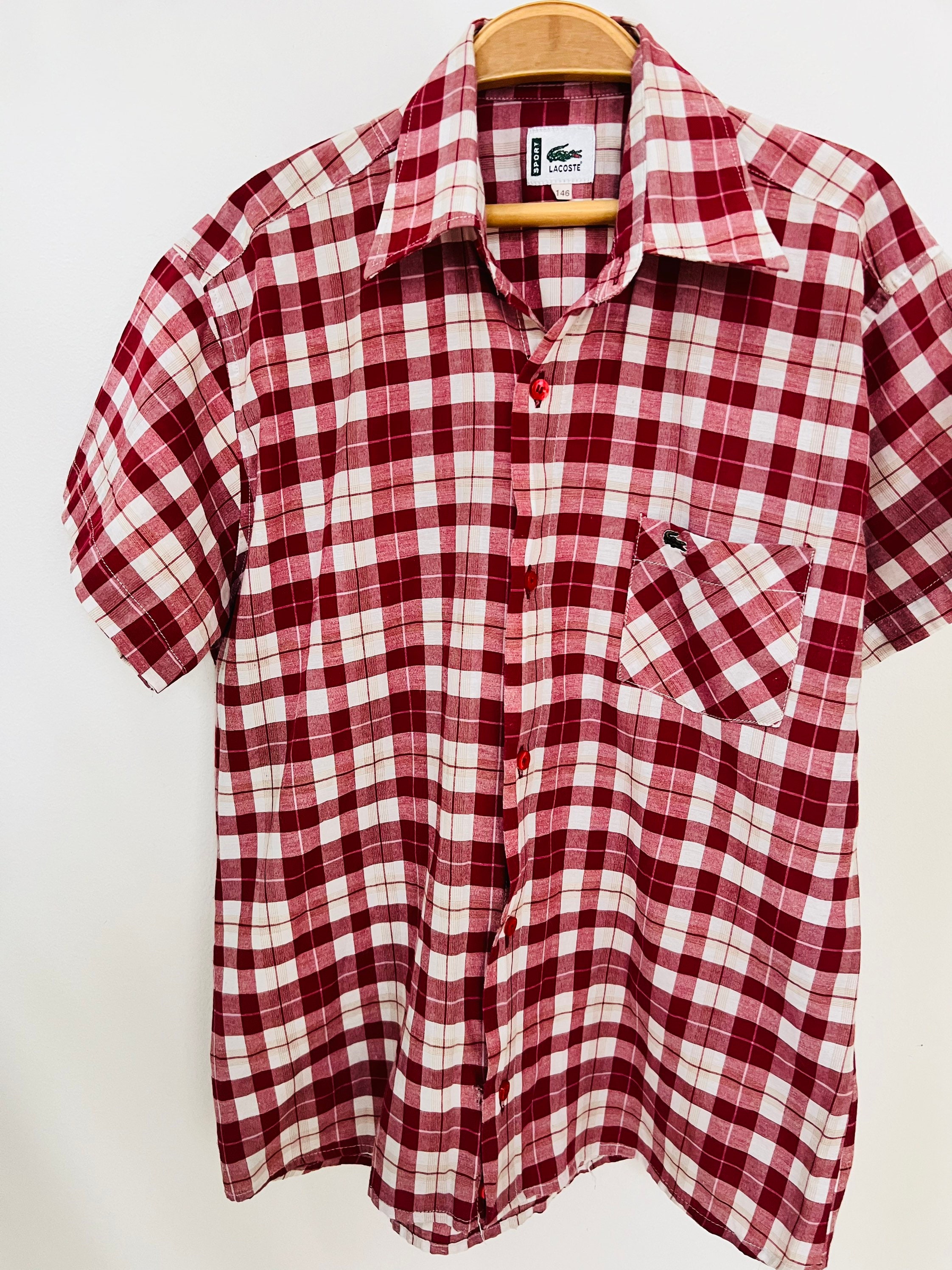 lacoste flannel shirt