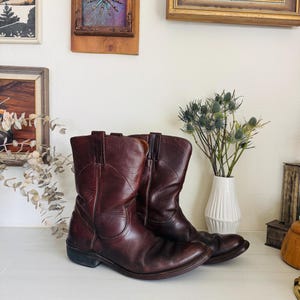 Vintage Frye boots, leather, cowboy