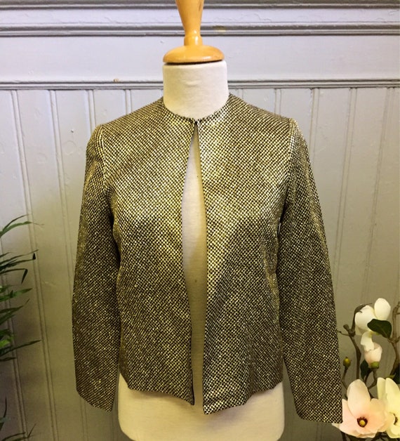 gold evening jacket ladies