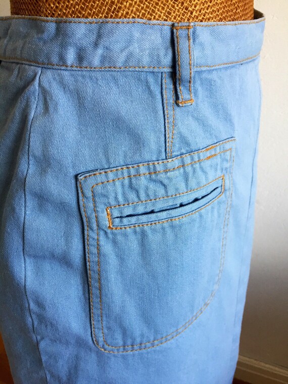 Vintage denim skirt, 1980s /1990s, Pret a Porter - image 5
