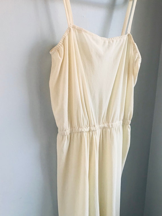 Ladies vintage jumpsuit, cream white, Julie Mille… - image 5