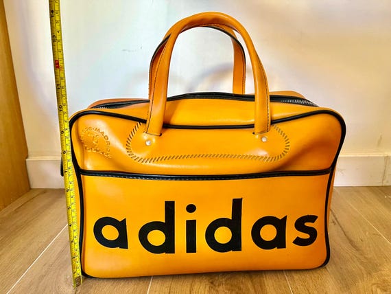バッグ vintage old adidas 80s Boston bag GOLD VERY RARE!! Adidas 60's Authentic Vintage Handbag Travel Gym