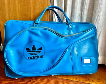 ヴィンテージ 70 年代 アディダス トラベルバッグ レザー 非常に希少