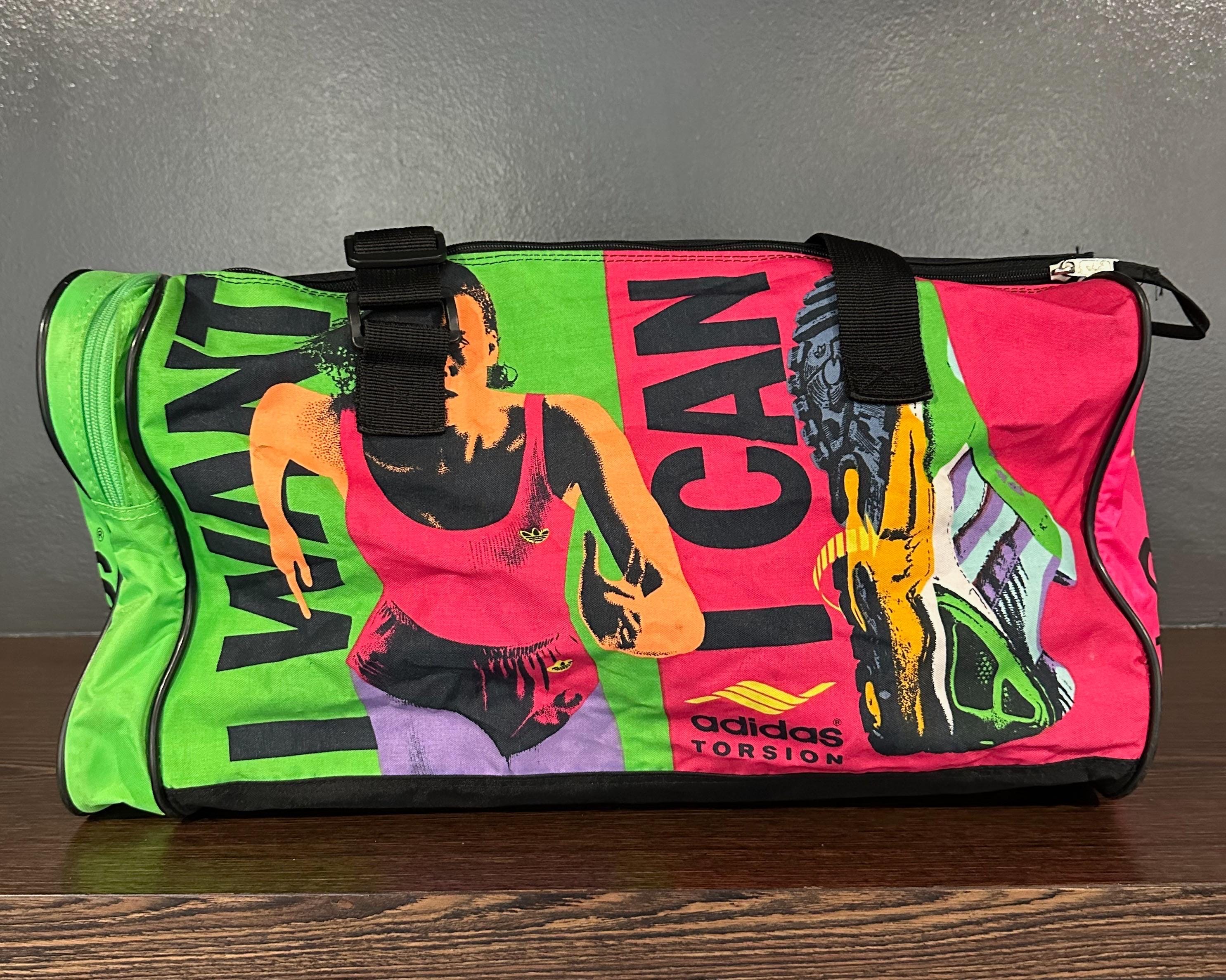 ADIDAS TORSION BAG Vintage 80's I Want I Can Deadstock Collectors