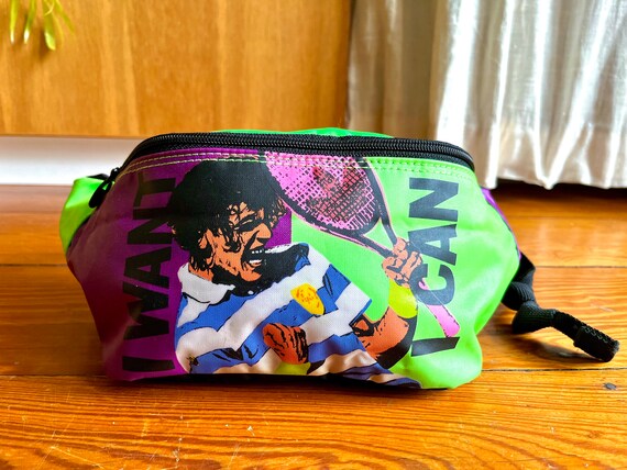 ADIDAS TORSION Bum BAG Vintage 80's I Want I Can Deadstock