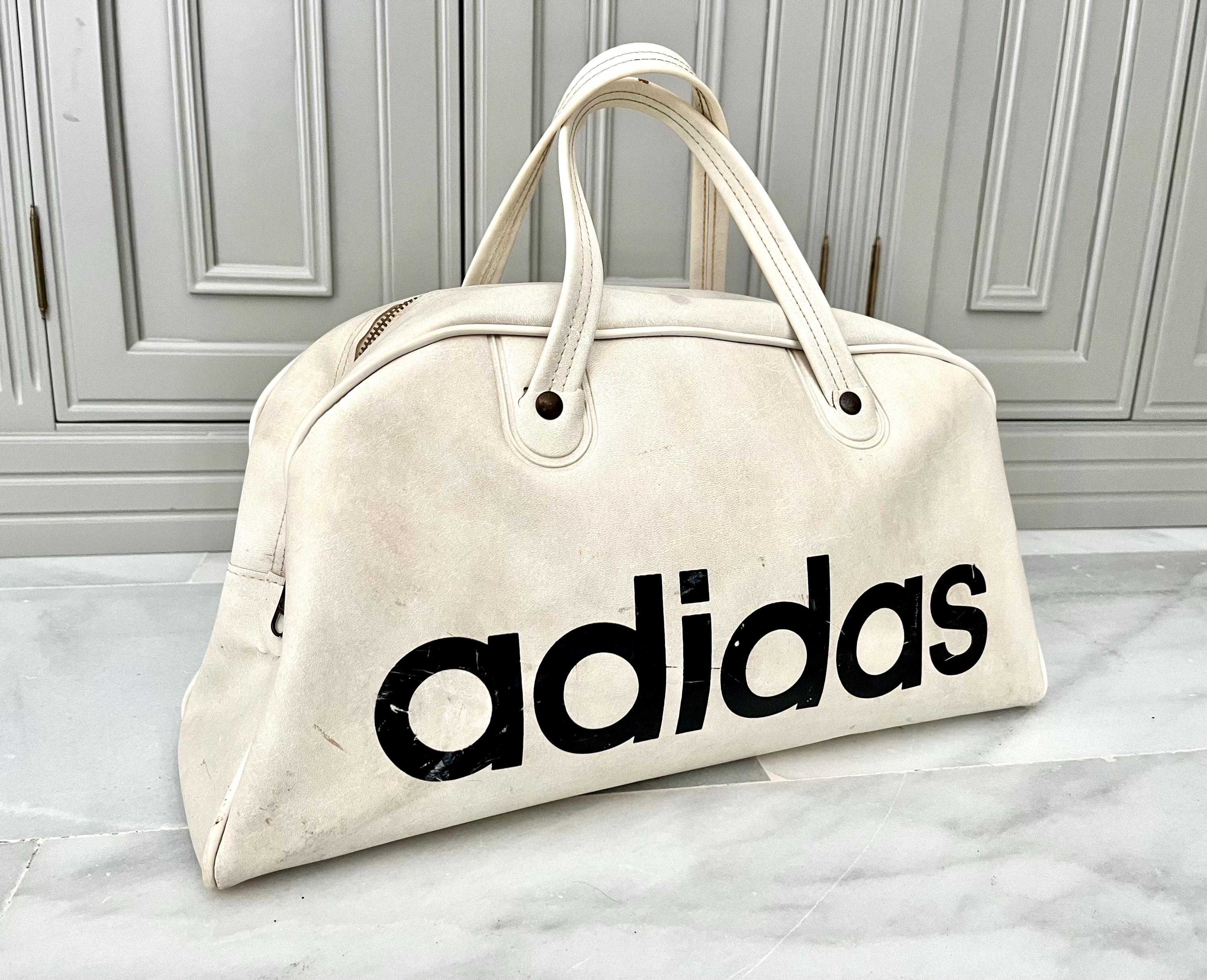 1960〜60s adidas Old Logo Bag フランス製 VERY RARE!! Adidas 60's Bag MFS Made in France Authentic Vintage