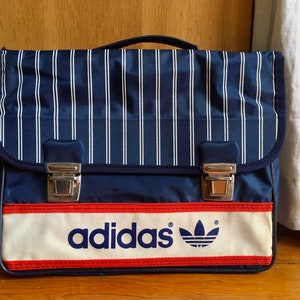 New Old Stock!!!ADIDAS 70’s School HANDBAG Deadstock Authentic original bag Retro computer Laptop office