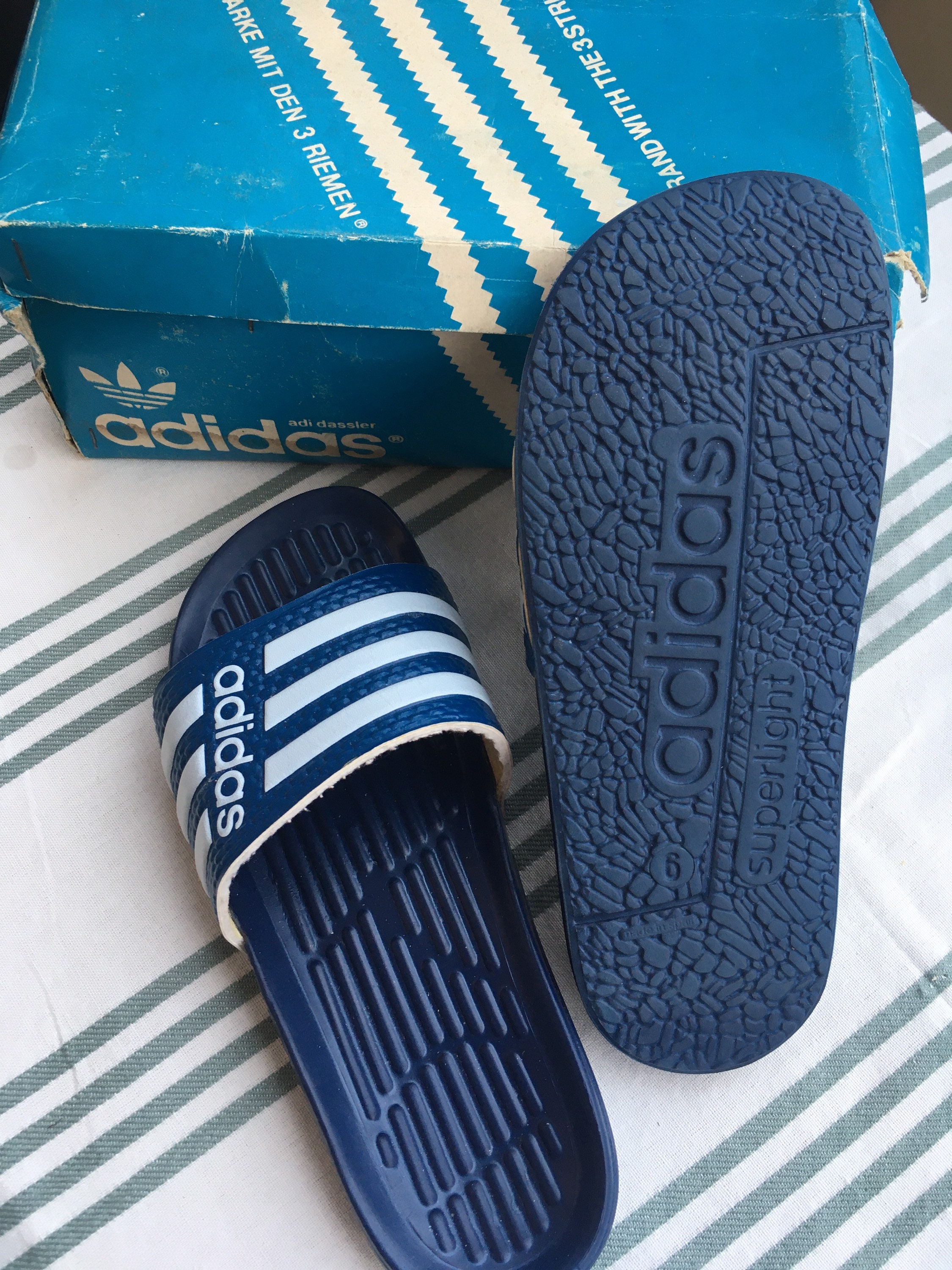 SALE New Old Stock Adidas Adilettes 80s EU 36 Flip Flops - Etsy UK