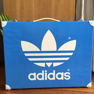 Vintage Adidas 70’s Briefcase very rare Blue deadstock collector