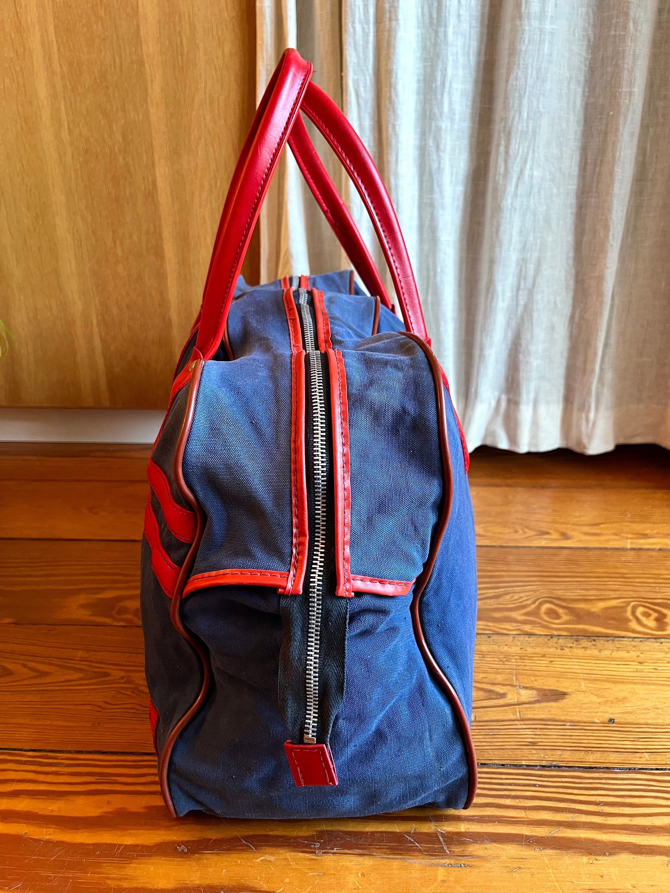 掲載1/29まで　70’s adidas PeterBlack Boston Amazing Peter Black 70's Adidas Boston Bag Travel Gym Sport