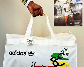 New Old Stock Adidas Tennis Stefan Edberg PACK Bag & Wristband