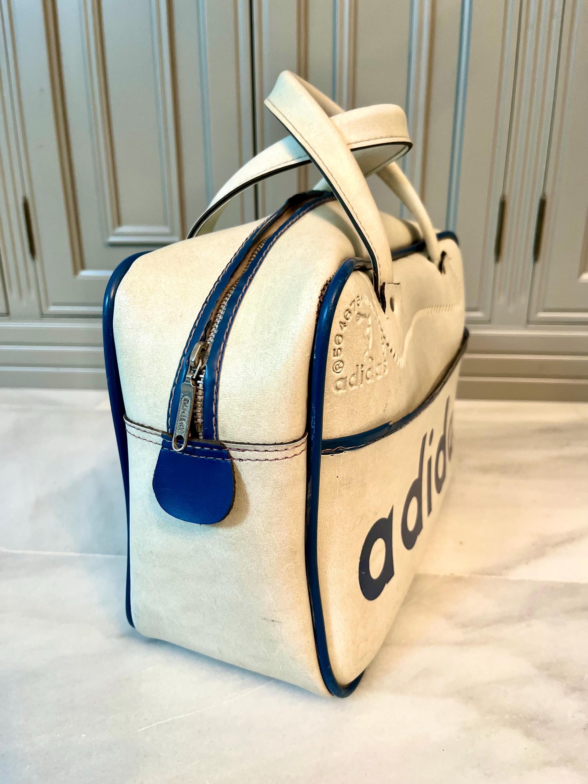 1960〜60s adidas Old Logo Bag フランス製 VERY RARE!! Adidas 60's Authentic Vintage Handbag Travel Gym Bag