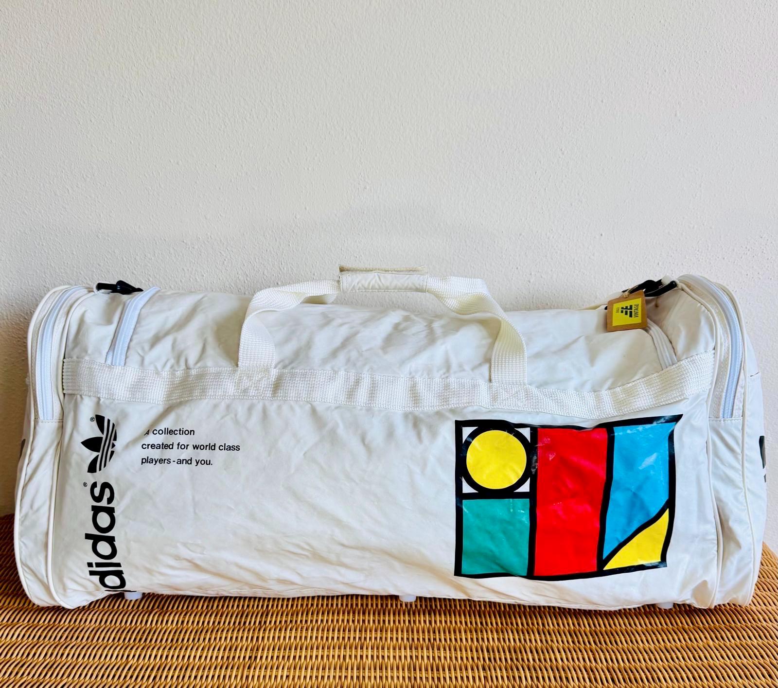 ADIDAS Ivan Lendl Tennis BAG Vintage 80's I Want I Can Deadstock