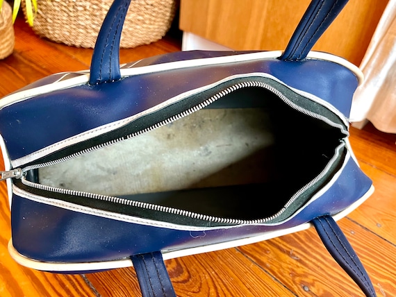 Very Rare 80's Air Japan Airlines SMALL Tiny Bag Travel Bag