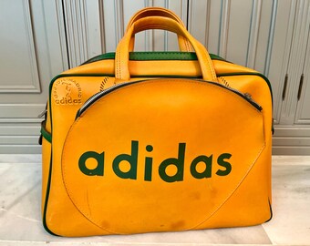 Amazing 70s Adidas Tennis Vintage Bag, Retro Sport Bag, Vintage