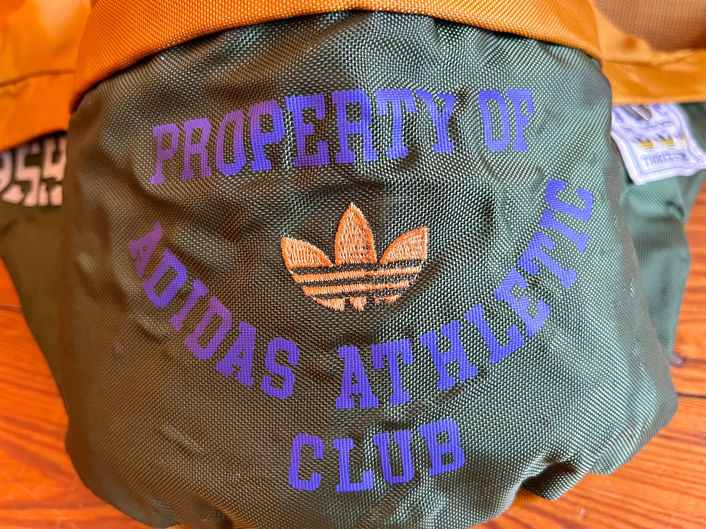 ADIDAS ATHLETIC CLUB Bum Bag Vintage 80's Deadstock