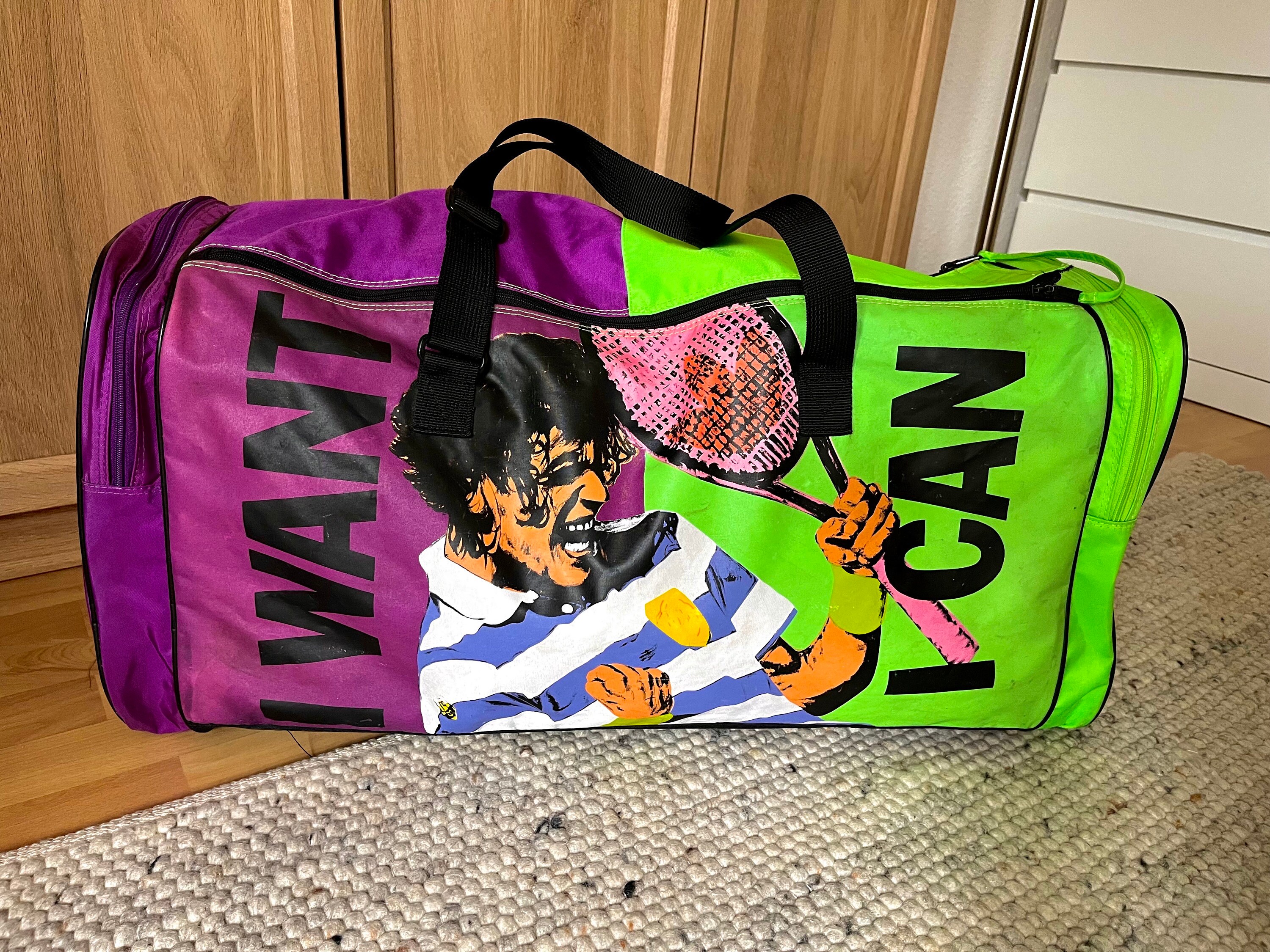 ADIDAS TORSION BAG Vintage 80's I Want I Can Deadstock Collectors