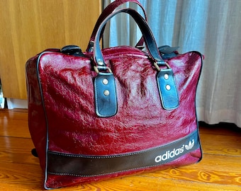 Amazing 70s Adidas Tennis Vintage Bag, Retro Sport Bag, Vintage