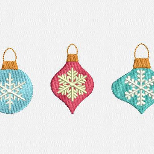 Christmas Tree Machine Embroidery Design Snowflakes - Etsy