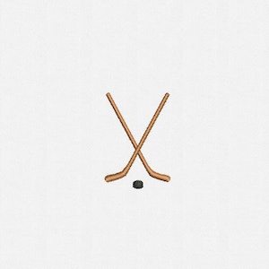 Mini motif de broderie Machine hockey - 5 tailles