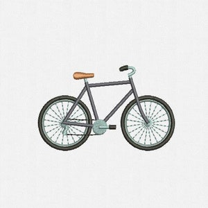 Fahrrad Stickdatei - 4 Größen