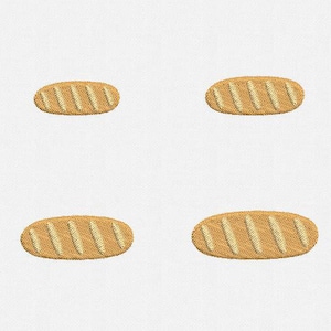 Mini Bread Machine Embroidery Design - 4 Sizes