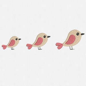Mini Vogel Stickdatei für die Maschine
